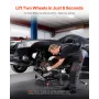 Air Portable Car Lift, 3 Ton Capacity, 550 mm Max Height, Adjustable Portable Air Car Lift with Airbag, Support Stands, Wheel Ch