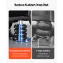 Air Jack, 6 Ton Quadruple Bag Airbag Jack, Lift Up to 673 mm with Heightened Column, Adjustable Handle & Thick Rubber Pad, 2-5 s