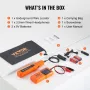 VEVOR Underground Cable Locator, 3 FT Max. Detection Depth, Wire Tracer Break Detector Finder with Earphone, 1000 FT Max.Detecti