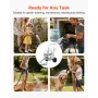 Water Hose Reel Cart, 6096/9144 cm High-Pressure Garden Hose Cart, Hoses Reel Carts with Two Wheels, Handle & Heavy-Duty Mesh St