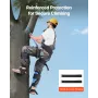 VEVOR Tree Climbing Spikes, Height-Adjustable Tree Climbing Gear with Straps & Padding Cushion, 159 kg Load Capacity, Heavy Duty