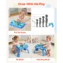 Baby DJ Playset for Toddlers 1-3, Educational Musical Table Toys with 133 Sound Sources, Recording and LED DJ Turntable, Baby Ac