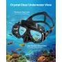 Mini Scuba Tank, 1L Portable Diving Tank for Underwater Breathing, Reusable Lung Diving Cylinder up to 20 Minutes Dive Time, Eme