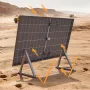 2PCS 400W Bifacial Solar Panels, 16BB N-Type Monocrystalline PV Module 24% Efficiency, IP65 Waterproof Solar Panel with MC4 Outp