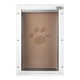Pet Door for Door with Lock andÂ Magnetic Flap System Aluminum Frame XL