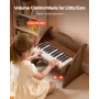 VEVOR Kids klaverkeyboard, 25 tangenter digitalt træklaver til børn, Minimusikpædagogisk instrumentlegetøj med realistisk lyd,