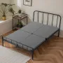 VEVOR Twin Size Bunkie Board, 38 mm Bed Board Lameller med 200D Oxford klud, træmadrasstøtte til Twin Size seng, Easy Asse