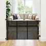 Retractable Baby Gate, Extends to 3100 mm Extra Wide, 795 mm Tall, with Reinforced Fiberglass Strips, Avoids Crawling Through, M