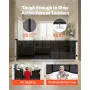 VEVOR Retractable Baby Gate, Extends to 3050 mm Extra Wide, 980 mm Tall, with Reinforced Fiberglass Strips, Avoids Crawling Thro