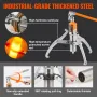 Hydraulic Gear Puller, 15 Ton Max Capacity Wheel Bearing Pulling Separator, 2 or 3 Jaws Puller, Vertically and Horizontally, 30.