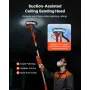 Drywall Sander, 950W Electric Drywall Sander, Popcorn Ceiling Removal Tool with 7 Variable Speed 1000-2300 RPM, Double-Deck LED 