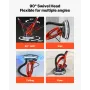 Drywall Sander, 950W Electric Drywall Sander, Popcorn Ceiling Removal Tool with 7 Variable Speed 1000-2300 RPM, Double-Deck LED 