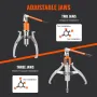 Hydraulisk geartrækker, 15 ton maksimalt kapacitetshjulsbærende