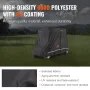 VEVOR 2+2 passager golfvognscover, 600D polyester fuldcover, velegnet til 2+2 sæder golfvogne, vandtæt, soltæt og dus