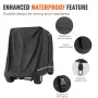 VEVOR 2+2 Passenger Golf Cart Cover, 600D Polyester Full Cover, Suitable for 2+2 Seats Golf Carts, Waterproof, Sunproof, and Dus
