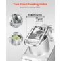 VEVOR Food Processor & Vegetable Chopper, 2 Feeding Holes Food-Grade Stainless Steel Food Processor Chopper with Detachable 6 Bl
