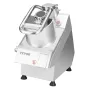 Food Processor & Vegetable Chopper, 2 Feeding Holes Food-Grade Stainless Steel Food Processor Chopper with Detachable 6 Blades, 
