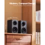 Passive Bookshelf Home Speakers Pair Stereo Audio Speakers Cone 70Hz-20KHz 150x189x280 mm