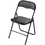 VEVOR 6 Pack Folding Chairs, Foldable Leather Chairs with Heavy Duty Metal Frame & Padded Cushion, Portable Folding Card Table C
