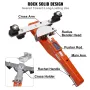 Pipe Tube Bender, 6.4mm-22.2mm Ratcheting Tubing Benders, 90° Forward/Reverse Pipes Bending Tools with 7 Dies for HVAC Air Condi