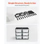 Plastic Storage Drawers, 2 Pack Storage Organizer Drawer, 6 Drawers Closet Organization and Storage Dividers, Dresser Organizer 