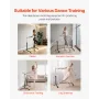 VEVOR Ballet Barre, Barre Barre til hjemmet, Fritstående Portable Ballet Stretching Dance Barre, Højdejusterbare Anti-Wobble