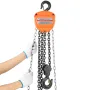 Hand Chain Hoist, 2 Ton Capacity, Manual Chain Block with Upgrade G80 Galvanized Chain, 6 m Lifting Height, Heavy Duty Pulley Ho