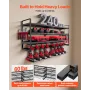 VEVOR Power Tool Organizer Vægmontering, 4-lags opbevaringsstativ med 8 boreholdere, værktøjsholder og opbevaringsstativ med