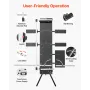 Hot Wire Foam Cutter, 200W Freestanding Styrofoam Cutter with 6PCS Nickel-Chromium Heating Wires, Professional Electric Cutting 