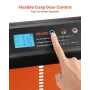 Automatic Chicken Coop Door, Battery Powered Chicken Coop Door with Timer & Manual Setting, Anti-Pinch Security, Durable Aluminu