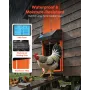VEVOR Automatic Chicken Coop Door, Battery Powered Chicken Coop Door with Timer & Manual Setting, Anti-Pinch Security, Durable A