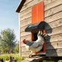 Automatic Chicken Coop Door, Battery Powered Chicken Coop Door with Timer & Manual Setting, Anti-Pinch Security, Durable Aluminu