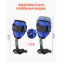 Tree Climbing Spikes Set, Height-Adjustable Tree Climbing Gear with Straps & Waist Harness, 159 kg Load Capacity, Heavy Duty Ste