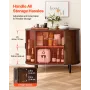 Kaffebarskab, Mid Century Riflet Sofabord, Buffetstanderskab