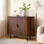 Kaffebarskab, Mid Century Riflet Sofabord, Buffetstanderskab