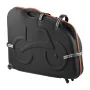 Bike Travel Case, Bicycle Travel Bag with EVA Hard Shell, Quick-Release Buckle, Dual Zipper, TSA Lock and Wheels, Black Bicycle 