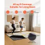 Rug Pad 2.44 x 1.52 m, Non-slip Carpet Area Pad, Rug Mat Padding with Dual Surface Felt Cushion & Rubber Gripper, Hardwood Floor