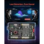 Car Audio Amplifier, 4-Channel Bridgeable Car Amplifier, Multichannel Class AB Stereo Amp, Max. 4 x 250W at 4 Ohms / 4 x 500W at