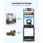 VEVOR 3D Printer Filament Opbevaringsrack, 4-Tier 3D Printer Stand med Filament Opbevaring, Spole Holder Racks Vogn med hjul,