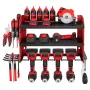 Power Tool Organizer Vægmontering, 3-lags opbevaringsstativ med