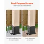 4x4 Post Base 10 Pcs, Inner Size 3.6x3.6 inch / 91.44x91.44 mm Post Brackets, Heavy Duty Carbon Steel Decking Posts, Wood Posts 