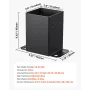 4x4 Post Base 10 Pcs, Inner Size 3.6x3.6 inch / 91.44x91.44 mm Post Brackets, Heavy Duty Carbon Steel Decking Posts, Wood Posts 