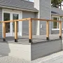 4x4 stolpebase 10 stk, indre størrelse 3,6x3,6 tommer /