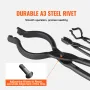 Blacksmith Tongs, 45.7 cm 3 PCS, V-Bit Bolt Tongs, Wolf Jaw