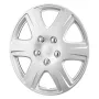 Wheel Rim Cover Hubcaps, 15 in Diameter, Sturdy & Durable Scratch-Resistant Hubcap with Snap & Valve Nozzle Hole, ABS & PC Hubca
