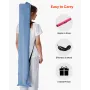 8FT Folding Balance Beam for Kids, 90.7 KG Stable Support Gymnastics Floor Beam with Non-Slip Mats, Gymnastics Training Equipmen