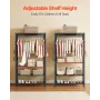 VEVOR Clothing Garment Rack, Heavy Duty Clothing Garment Rack, 4 Adjustable Tiers Clothing Racks with Carbon Steel, 227 kg Load 