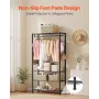 VEVOR Clothing Garment Rack, Heavy Duty Clothing Garment Rack, 4 Adjustable Tiers Clothing Racks with Carbon Steel, 227 kg Load 