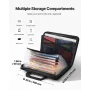 Fireproof Document Bag, 1000 ℃ Heat Insulated Fireproof & Waterproof Bag, Portable Multi-Layer File Storage Security Organizer H