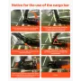 Cargo Bar, Ratcheting Cargo Bar Adjustable from 1016mm to 1854mm, Heavy-duty Steel Cargos Stabilizer with Non-Slip Foot Pads, Te